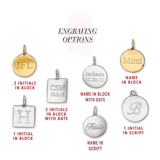 Round Fingerprint Bezel Pendant