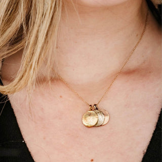 Round Fingerprint Pendant