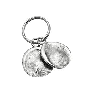 Sterling Silver Fingerprint Key Ring