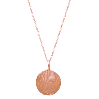 Round Fingerprint Pendant